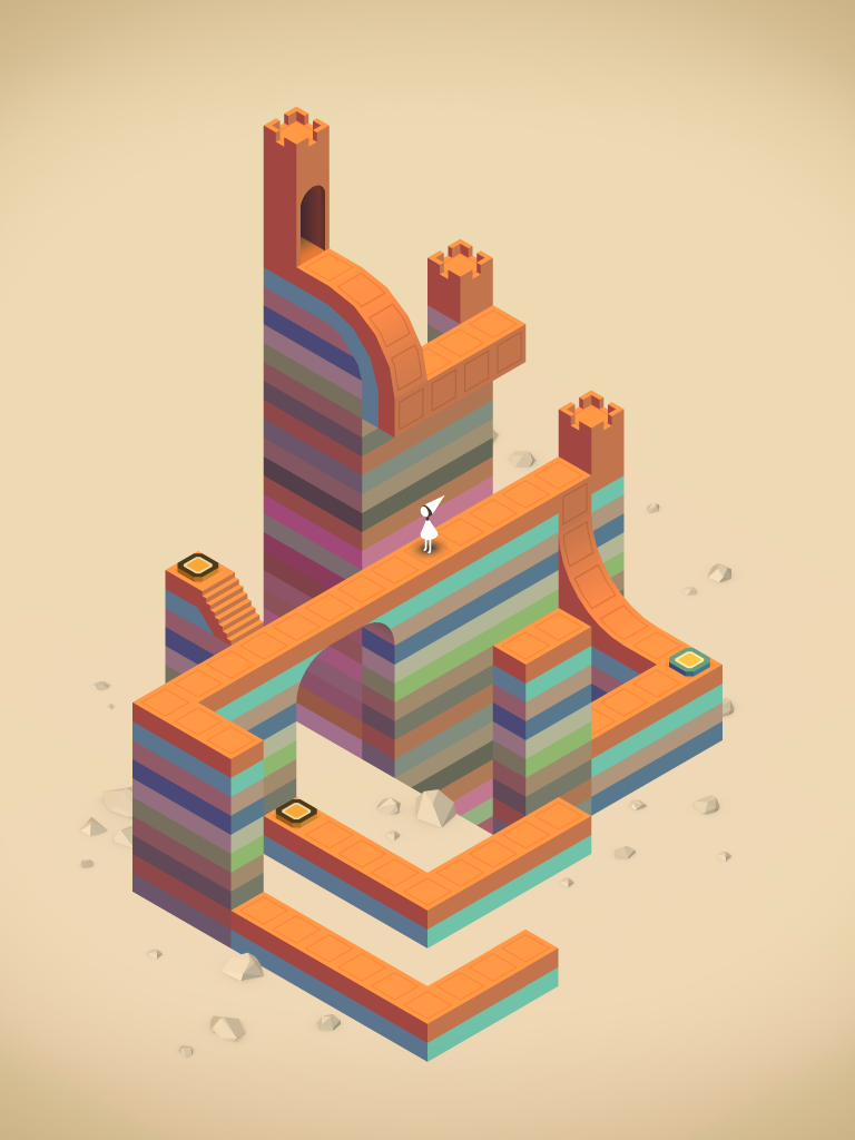 Research Through Gaming blog Monument Valley Game Example