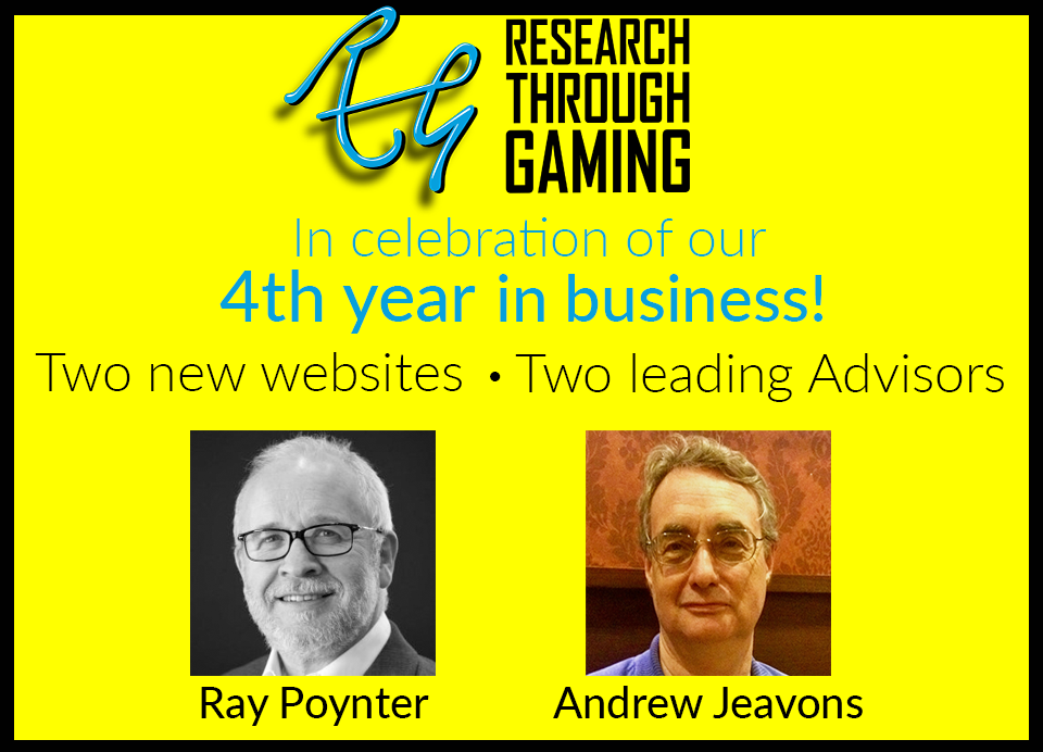 Research-Through-Gaming-Two New Sites Two New Advisors