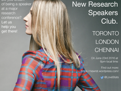 New Research Speakers event in Toronto, London and Chennai