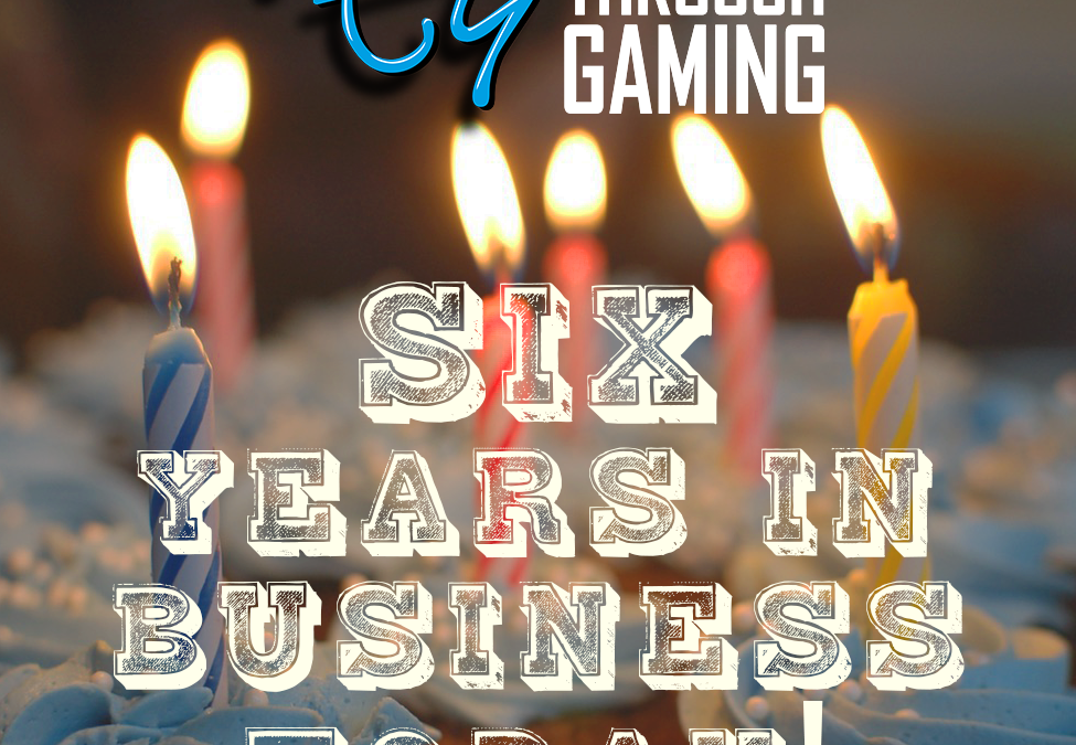 Research Through Gaming celebrates six years in business!